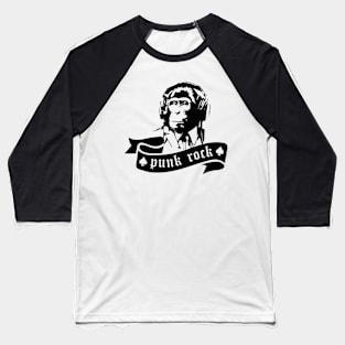 punk rock monkey Baseball T-Shirt